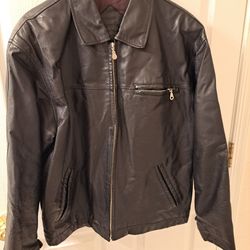 Genuine LEATHER SHELL Men's Bomber