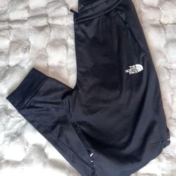 The North Face Men’s Black Reflective-Trim Joggers | S |