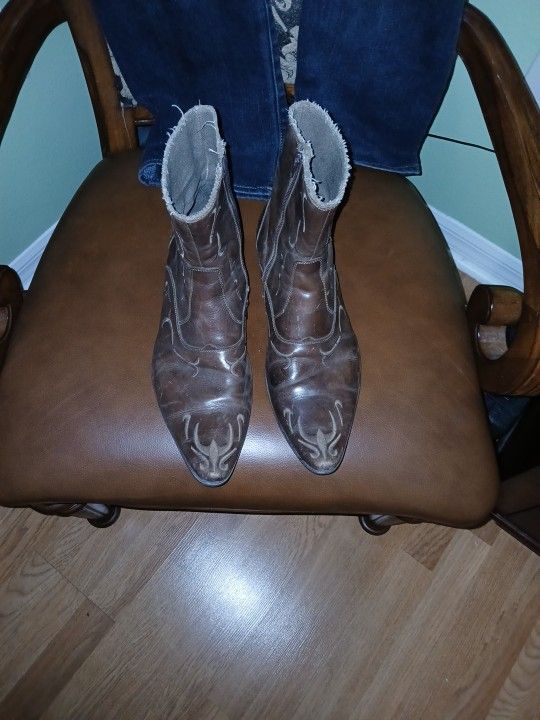 Aldo Leather Boots Size 9