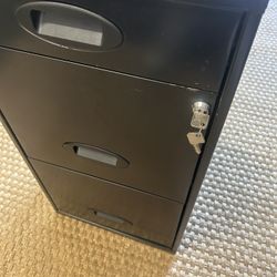 3 Drawer Metal File Cabinet 