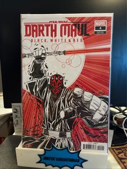 Star Wars Darth Maul Black White Red #4  - Walt Simonson Variant Cover