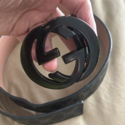 GUII Leather Black Belt 