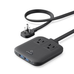 Anker Nano Charging Station(67W Max), 6-in-1 USB-C Power Strip for iPhone 16/15 