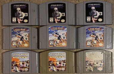 Star Wars Games Nintendo 64. Different Prices