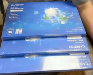 Carefor Portable Mouthwash 30 Packets (3 Boxes)