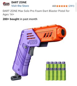 Dart Zone Max Solo Pro Foam Dart Blaster