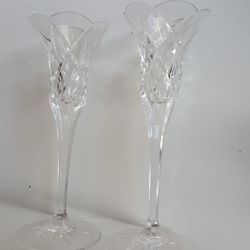 Crystal Taper Candle Holders