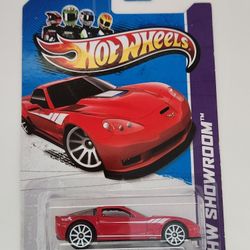 Hot Wheels - HW Showroom (2013) '09 Corvette ZR1 Red Car Racer Collectible New