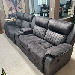 Four seat reclining 2025 sofa
