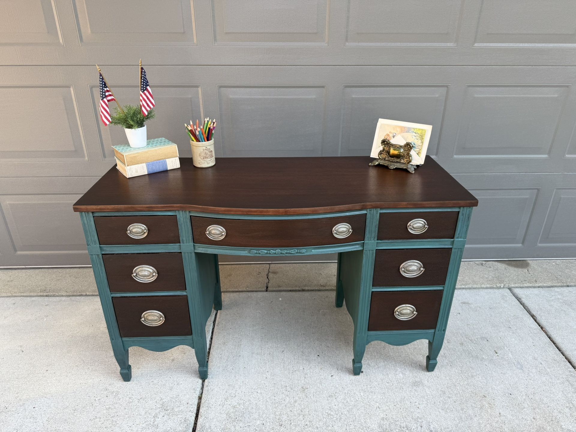 Antique Desk, Vanity, Entryway Table