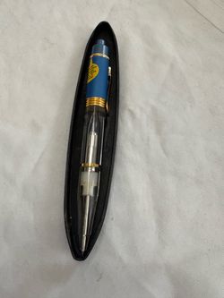 Vintage Light-Up Ballpoint Pen with Case