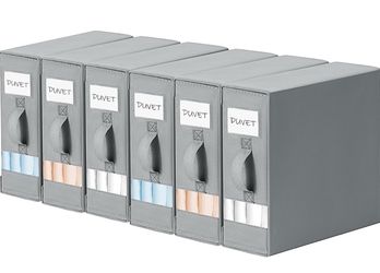 Set of 6 Bed Sheet Organizers and Storage - Foldable Sheets Towels Holder - New in Box