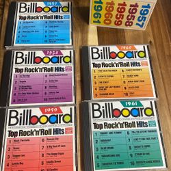 1957 To 1961 billboards, top rock ‘n’ roll hits 