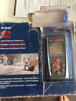 Bosch Laser distance measurer 140ft