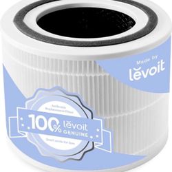 New Levoit Core 300-P Air Purifier Genuine Replacement Filter, Core300S-P Filter, AHAM VERIFIDE, Supports HEPA Sleep Mode, High-Efficiency Activated C