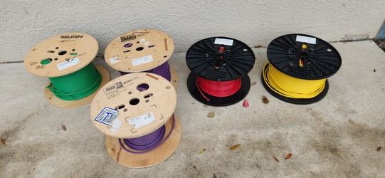 BELDEN HIGH DEFINITION Video Cable on 5 Spools, Totaling approximately  2500 Feet.