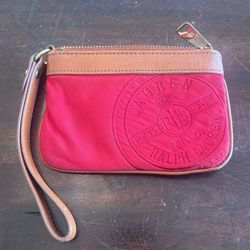 Ralph Lauren Pouch Zipper Wristlet