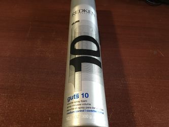 REDKEN 5th Avenue NYC GUTS 10 Volume Spray Foam 10.58 OZ 300g Medium Control