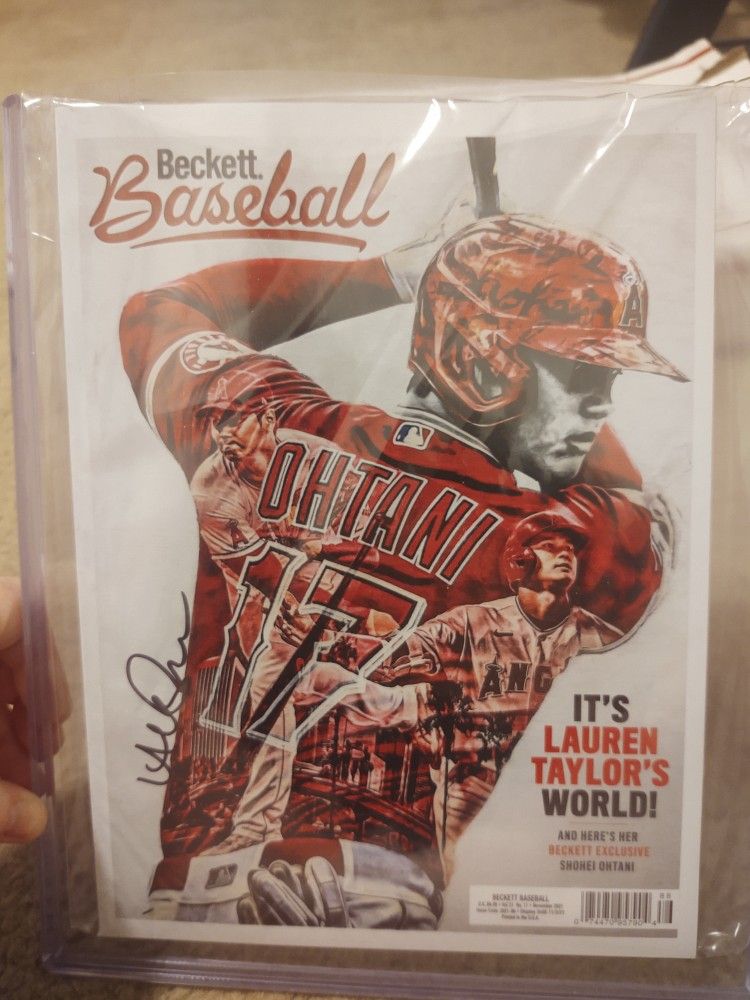 Los Angeles Angels Shohei Ohtani Beckett Magazine 