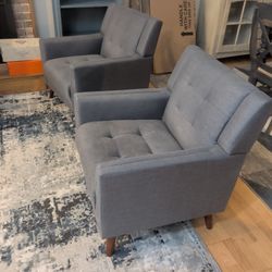 Two Armchairs, fabric