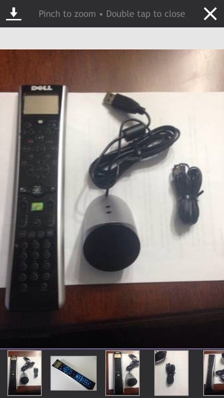 Dell WJ151 Premium XPS M2010 Multi-Function Wireless Remote Control RY