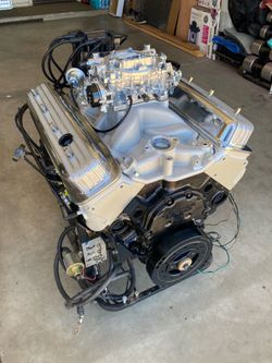 Complete rebuilt SBC 350, ZZ4 heads, roller cam.