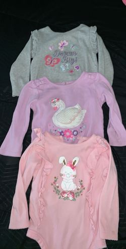Girl long sleeve shirts Size 18 M