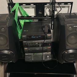 Sony Receiver And Sonyspeakers 