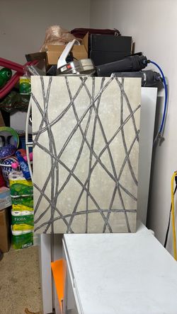 Set of 2 Abstract Canvas Wall Art Painting 35”X24”