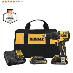 Dewalt Hammer Drill And  Battery And Charger!