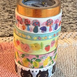 Washi Tape - 6 Rolls