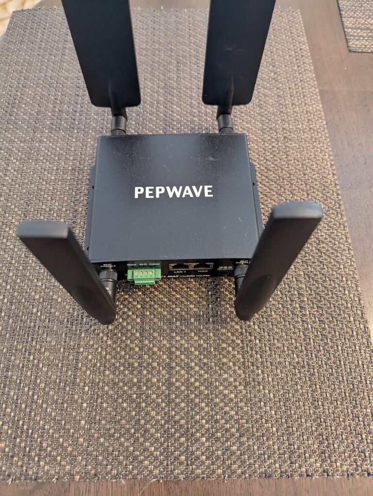 Pepwave MAX BR1 MK2 LTEA + NEW IP67 5-in-1 Antenna – Router Bundle for ...