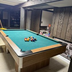 Wolverine 7’ Pool Table