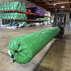 New Olive Green Landscaping Turf Synthetic Grass 1500 Sq Ft Roll