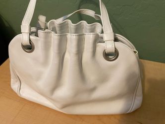 Nest White Satchel Purse