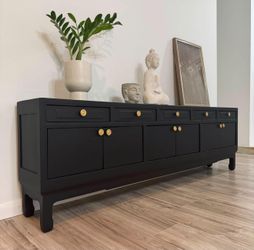 Handmade Restored TV Stand / Entryway
 77”L x 12”W x 24”H