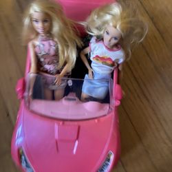 Barbie Car With 2 Barbie’s