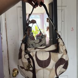 cream hobo bag