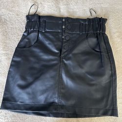 leather skirt Zara