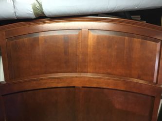 Mascheroni Shermag Tuscany headboard/Footboard + Dresser with Mirror