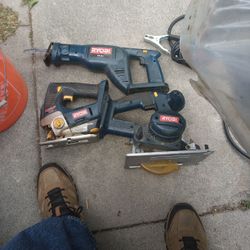 Ryobi Sawzall Three Different Saws Two Only No Battery No Charger