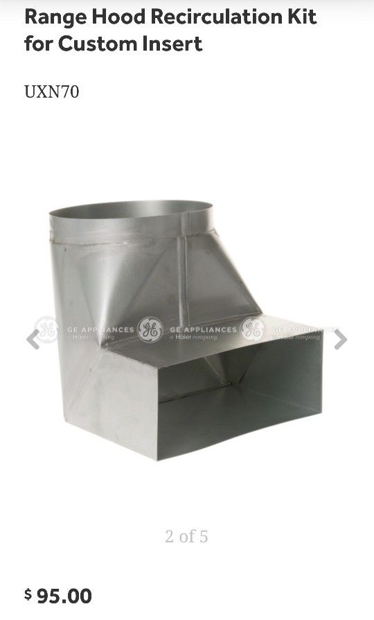 Recirculation Kit For GE Insert Range Hood