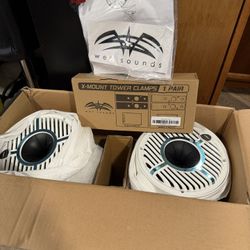 wet Sounds Rev 8 With Clamps