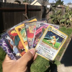 Pokémon Clean Raw Cards 