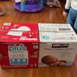 Diapers Size 1, Box Unopened 