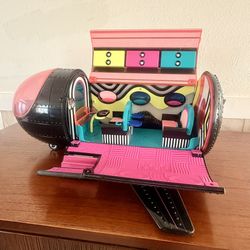 LOL Surprise OMG Remix 4-in-1 Plane Playset With Music Recording Studio, Mixing Booth