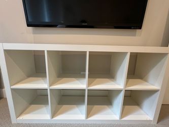 White shelf