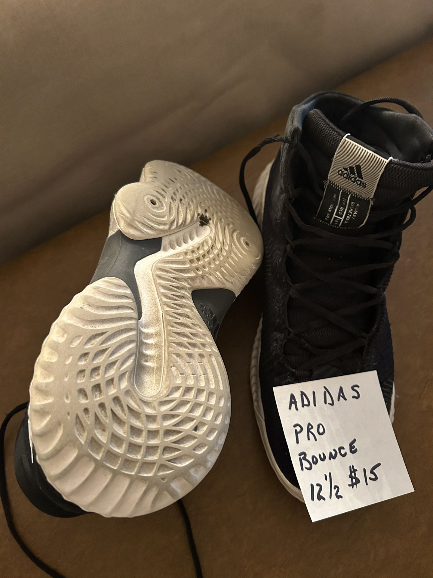 Adidas Pro Bounce Basketball Shoes Size 12 1/2. $15