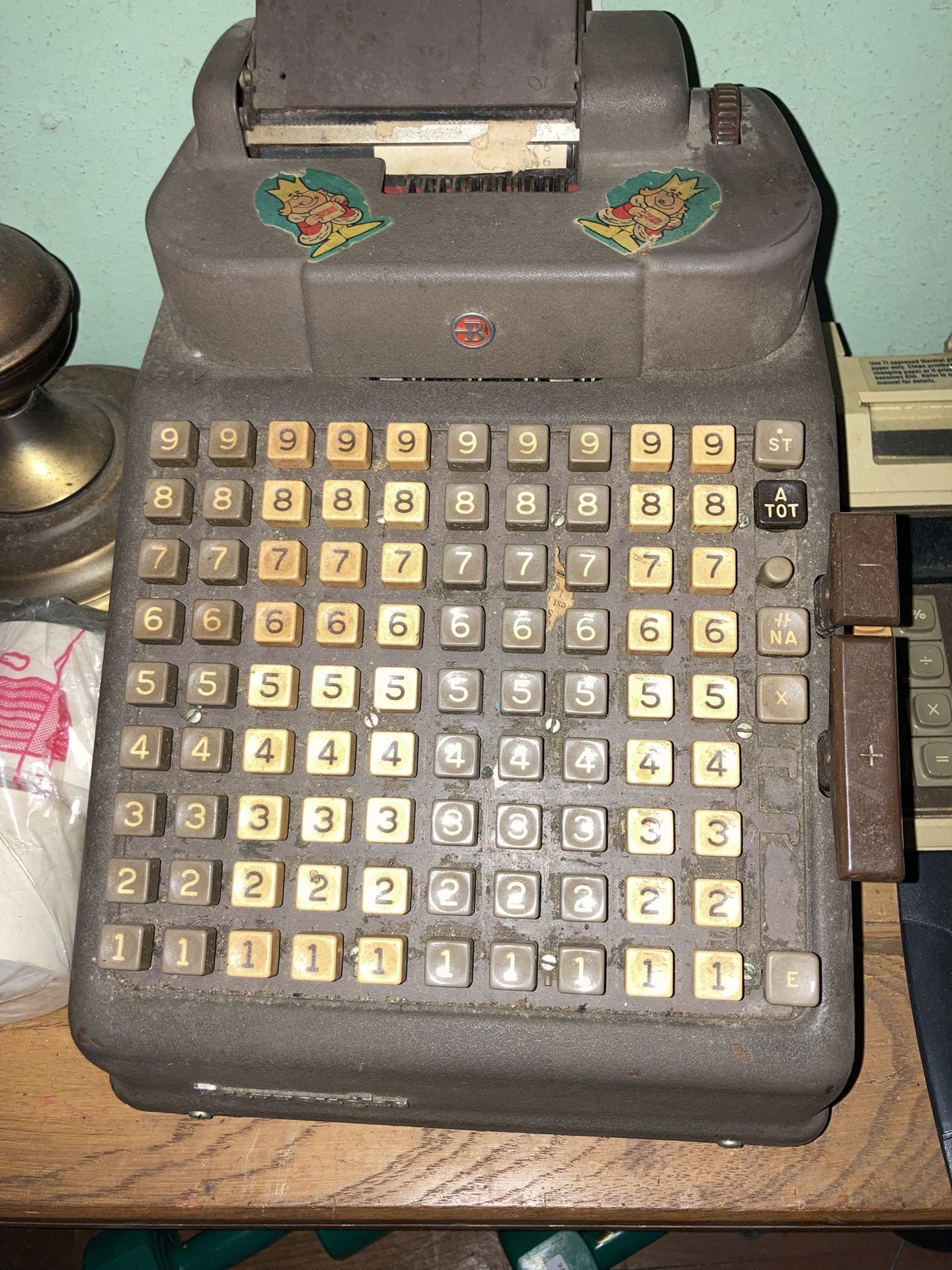Vintage Burroughs Adding Machine