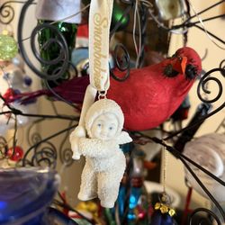 Snowbabies Batter Up Baseball Ornament